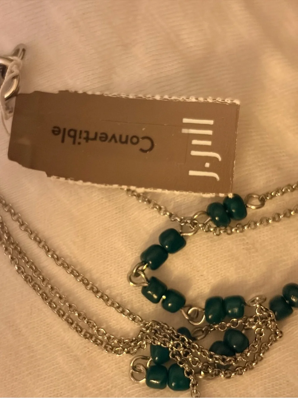* New J Jill Coastal Living Convertible Necklace Wear 3 Ways $69 *